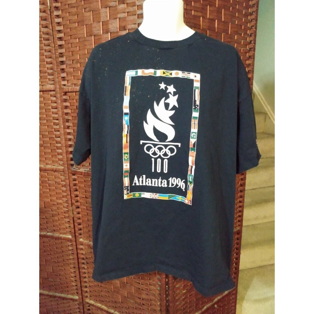 Vintage Champion 1996 Atlanta Olympics T shirt Mens XXL USA Olympic 90s